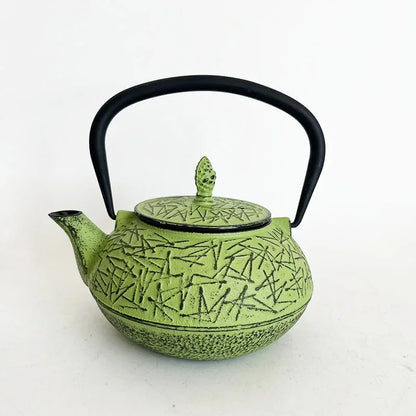 800ml Cast Iron Teapot With Strainer Pine Needle Tetera Tetsubin Tea Kettle Tea Maker For Boiling Water Decoration Ornament