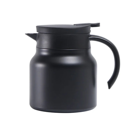 800ml Large-capacity Kettle Stainless Steel Coffee Pot Thermal Insulation Portable Teapot  Coffee Filter Coffeeware