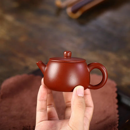 80CC Yixing teapot zisha tea Pot handmade kettle purple clay drinkware Purple mud custom Chinese tea set