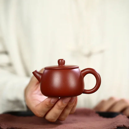 80CC Yixing teapot zisha tea Pot handmade kettle purple clay drinkware Purple mud custom Chinese tea set
