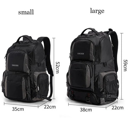 80L 50L Expandable Men 17 Inch Laptop Notebook Backpack Outdoor Hiking Travel Sports Climbing Pack for Male Women Female