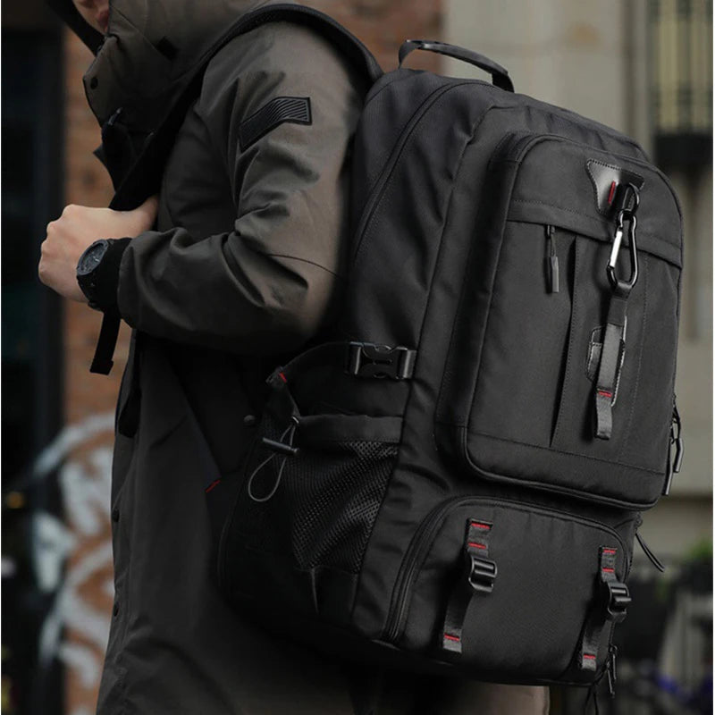 80L 60L Men's Outdoor Backpack Climbing Travel Rucksack Sports Camping Hiking Backpack Large School Bag Pack For Male