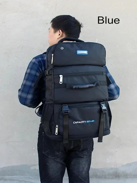 80L Unisex Outdoor Sports Travel Climbing Camping Backpack Trekking Rucksack School Bag Pack For Men Male Female