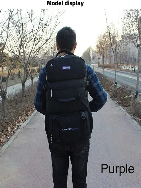 80L Unisex Outdoor Sports Travel Climbing Camping Backpack Trekking Rucksack School Bag Pack For Men Male Female