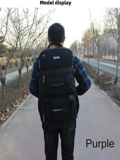 80L Unisex Outdoor Sports Travel Climbing Camping Backpack Trekking Rucksack School Bag Pack For Men Male Female