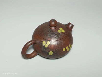 80ML Jianshui Pure Handmade Little Xishi Green Pine TeaPot(Not Yixing Zisha) Ceramic  Kung Fu Tea Set Drinkware Tea Ceremony