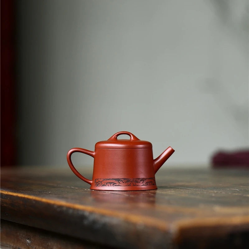 80ml Master Tea Pot 10 Infuser Holes Certificate Paper True Yixing Zisha Red Clay JingLan Pot Made In China