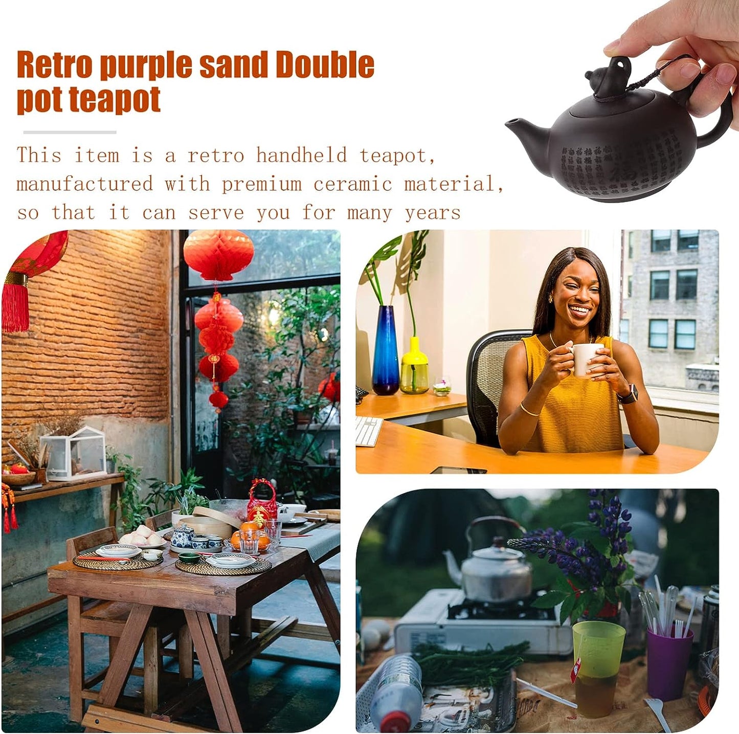 Chinese Yixing Teapot Tradition Purple Clay Xishi Pot Ceramic Zisha Gongfu Cha Kettle for Loose Puer Tea