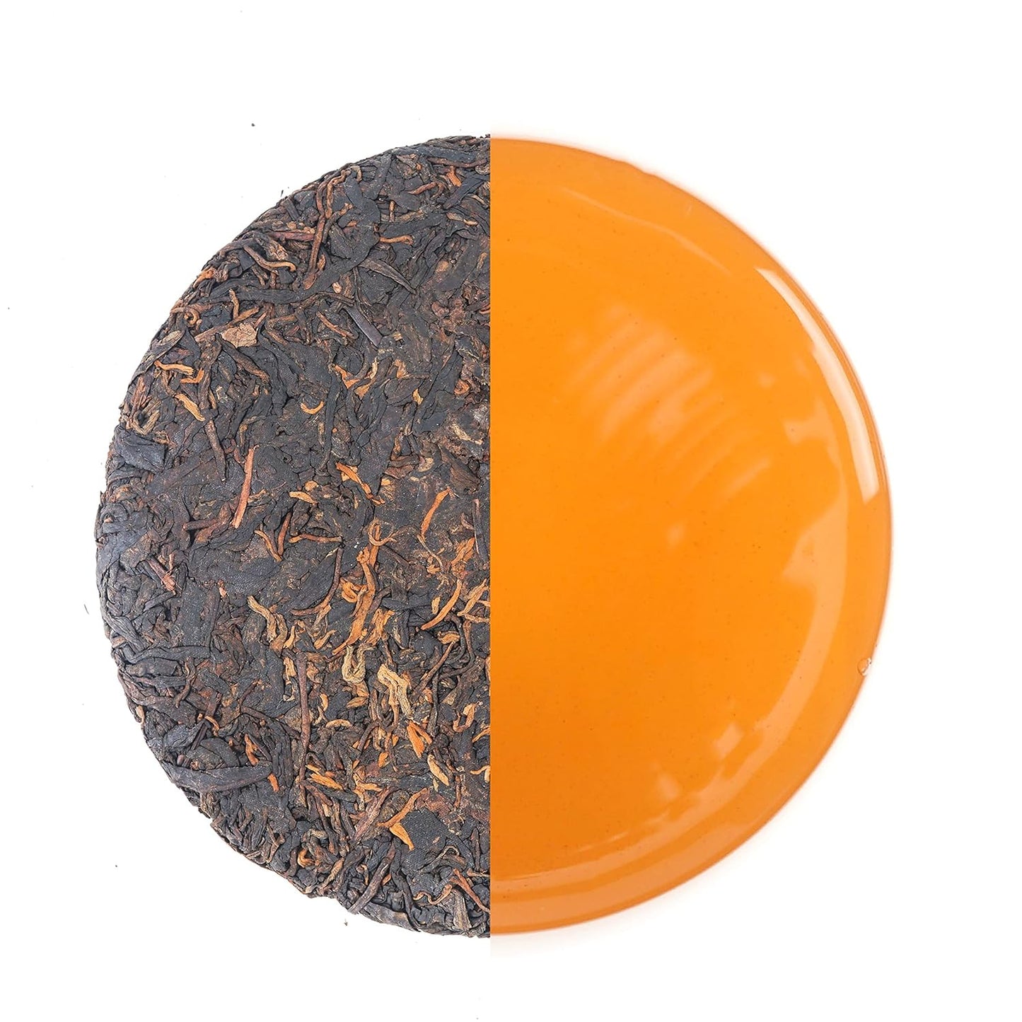 Yan Hou Tang Chinese Puerh Tea Cake Pu-erh Black Tea 357g 10 Years Aged - Ripe Fermented Pu'er Yunnan Puer Tea Compressed