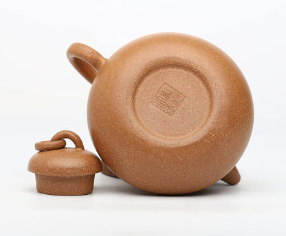 SILINE Zisha Tea Pot - Hulu 7.8 Oz,Chinese Genuine Yixing Clay Handmade Teapot with Filter,Brew Kung Fu Loose Leaf Tea Maker Set