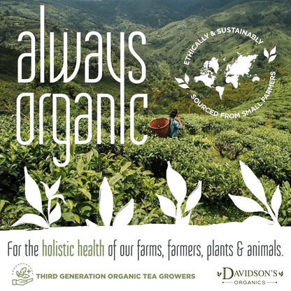 Davidson's Organics, Decaffeinated Black, Loose Leaf Tea, 16-Ounce Bag