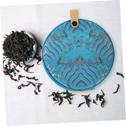Happyyami Box Pu'er Tea Storage Box Tea Storage Bag Tea Bags Organizer Tea Storage Pouch Loose Tea Organizer Tea Pouch for Packing Chic Tea Bag Tea Packing case Travel Tea Cloth Bulk