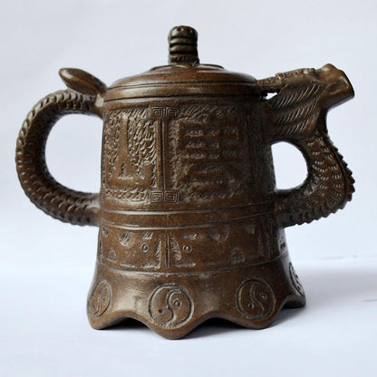 Teapot 12oz/360ml Yixing Zisha tea pots dragon classic Temple