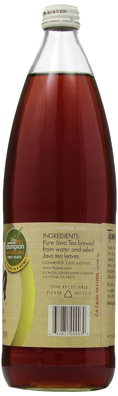 Tejava, Tea Black Unsweetened, 33.8 Fl Oz