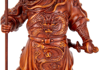 Guan Yu Statue - God of Wealth and Fortune, Feng Shui Gifts, Guan Gong Sculpture, Kwan Kung Figurines