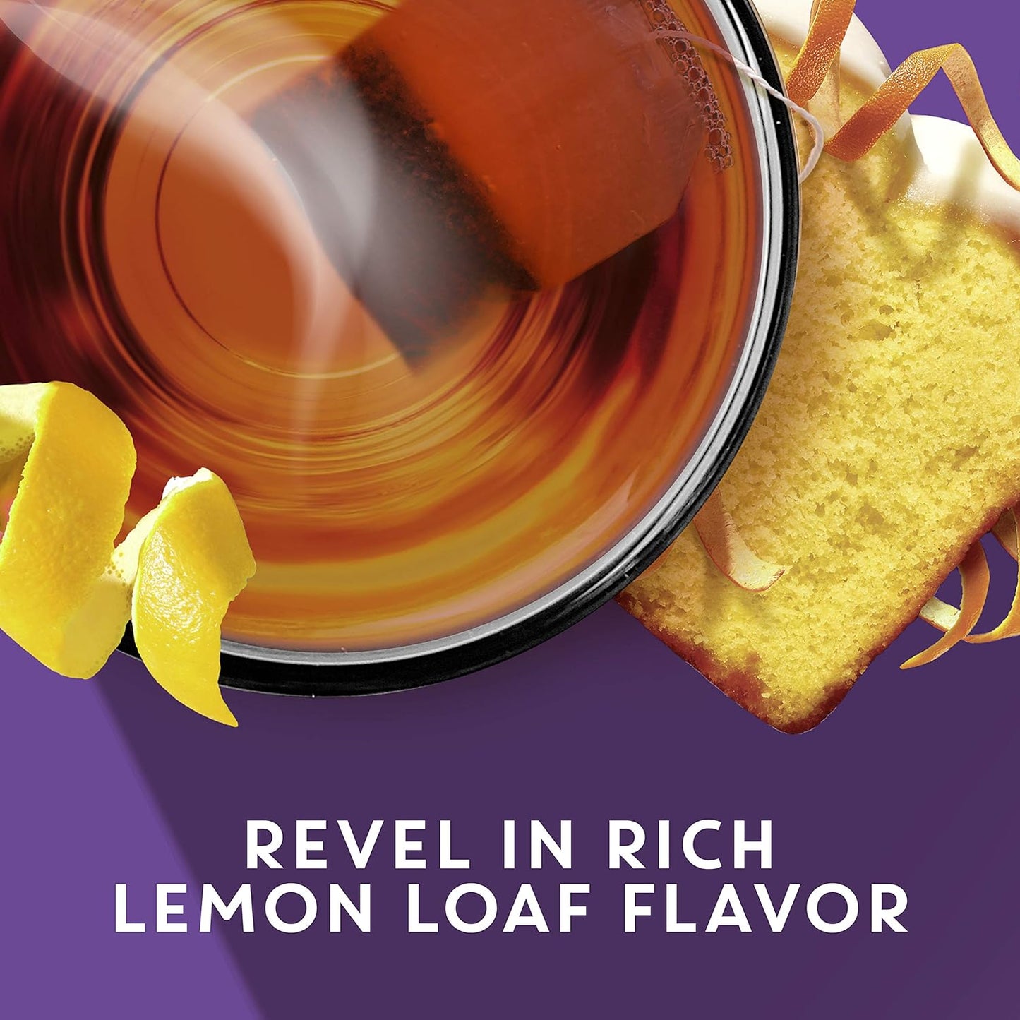 TAZO Glazed Lemon Loaf Herbal Tea Bags, 15 Count