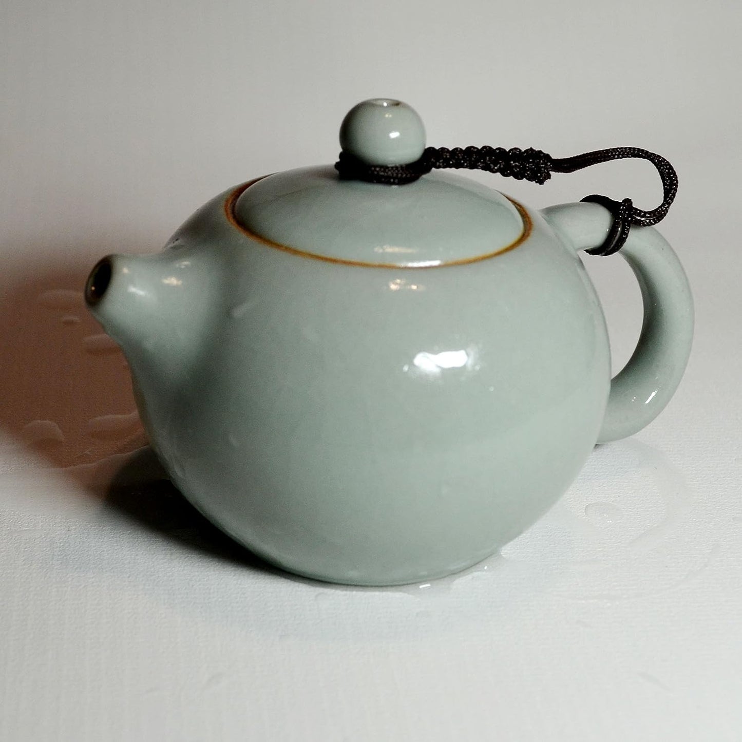 Yxhupot Teapot 6oz Ru Kiln China Xishi Pot Blue Agate Glaze Gongfu Tea Loose