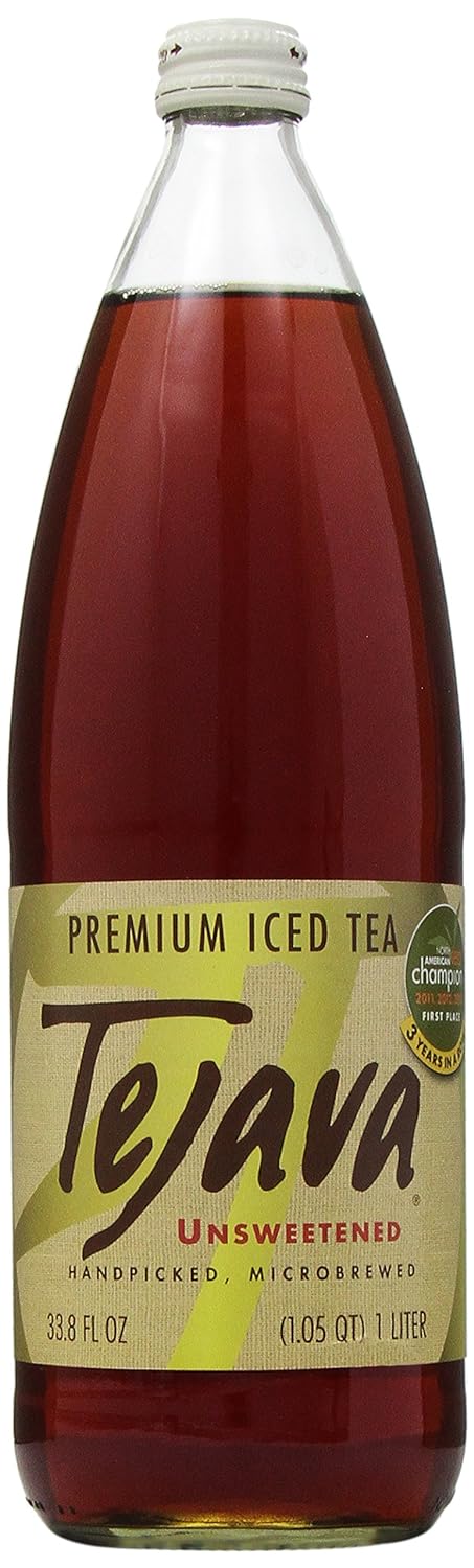 Tejava, Tea Black Unsweetened, 33.8 Fl Oz