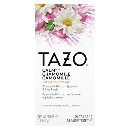 TAZO Tea Bags, Herbal Tea Iced Tea Bags, Iced Passion, Caffeine-Free, Makes 6 Count (Pack of 4)