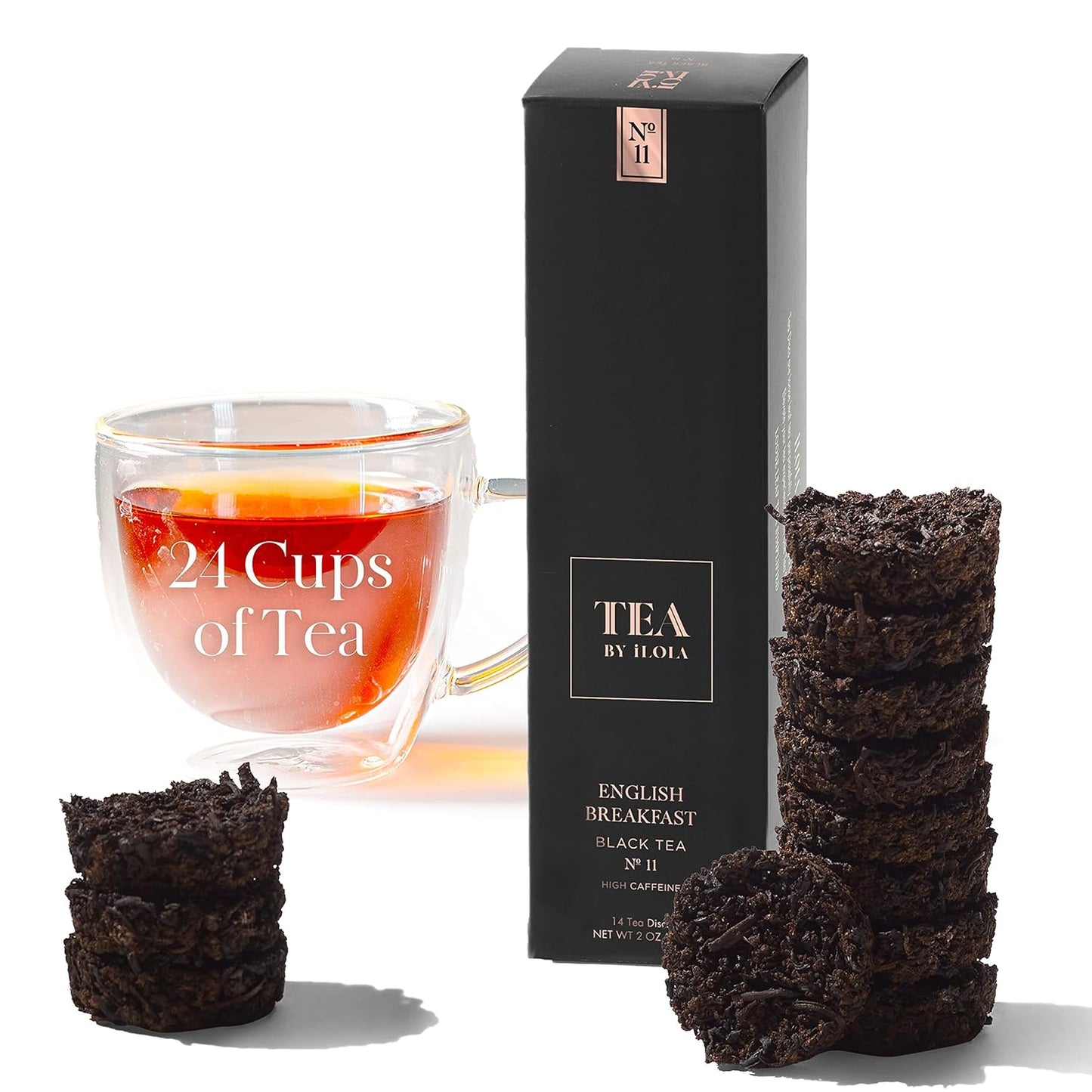 iLOLA Loose Leaf Tea Discs Royal Cream of Earl Grey No. 12 | Oprah’s Favorite Things 2022 | Rich Black Tea w/Bergamot & Vanilla | High Caffeine | No Tea Bag Needed | 14 Individual Discs