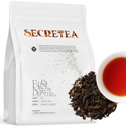 Organic Cocoa Pu-erh Loose Tea I POWERFUL Detox Immune I Heart & Digestion Support, 15 Sachet Tea Bags (Pack of 3) |By T SECRETEA, Treasure Box