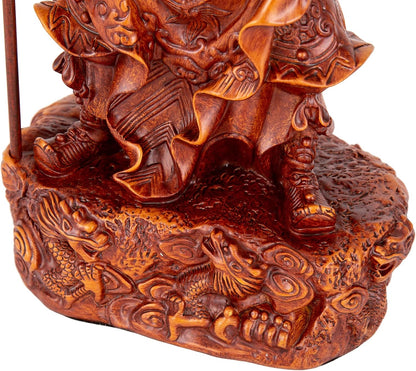 Guan Yu Statue - God of Wealth and Fortune, Feng Shui Gifts, Guan Gong Sculpture, Kwan Kung Figurines