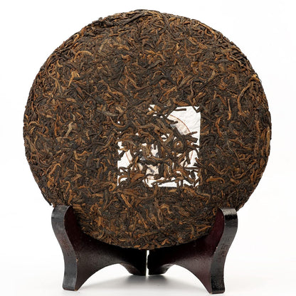 Teavivre® Menghai Golden Buds Tribute Ripened Pu-erh Cake Tea (Fermented, Shou, 200g)