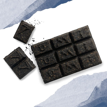 Numi Organic Aged Pu-erh Tea Brick, 2.2 Ounces, Fermented Loose Yunnan Black Tea, Brews Up To 48 Pots, Caffeinated