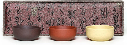 SILINE 3 Colors Zisha Gongfu Teacup,1.5 Oz Chinese Yixing Clay Kung Fu Tea Cup, Used with the Teapot