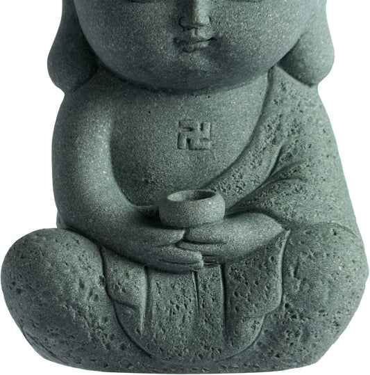 Little Buddha, Sakyamuni Buddha Statue - Handmade Stone for Meditating Zen Fish Aquarium Tank Desktop Decor, Baby Buddha Figurine, Buddha Statue Indoor, Buddha Statue Outdoor, Buddha Statues for Home