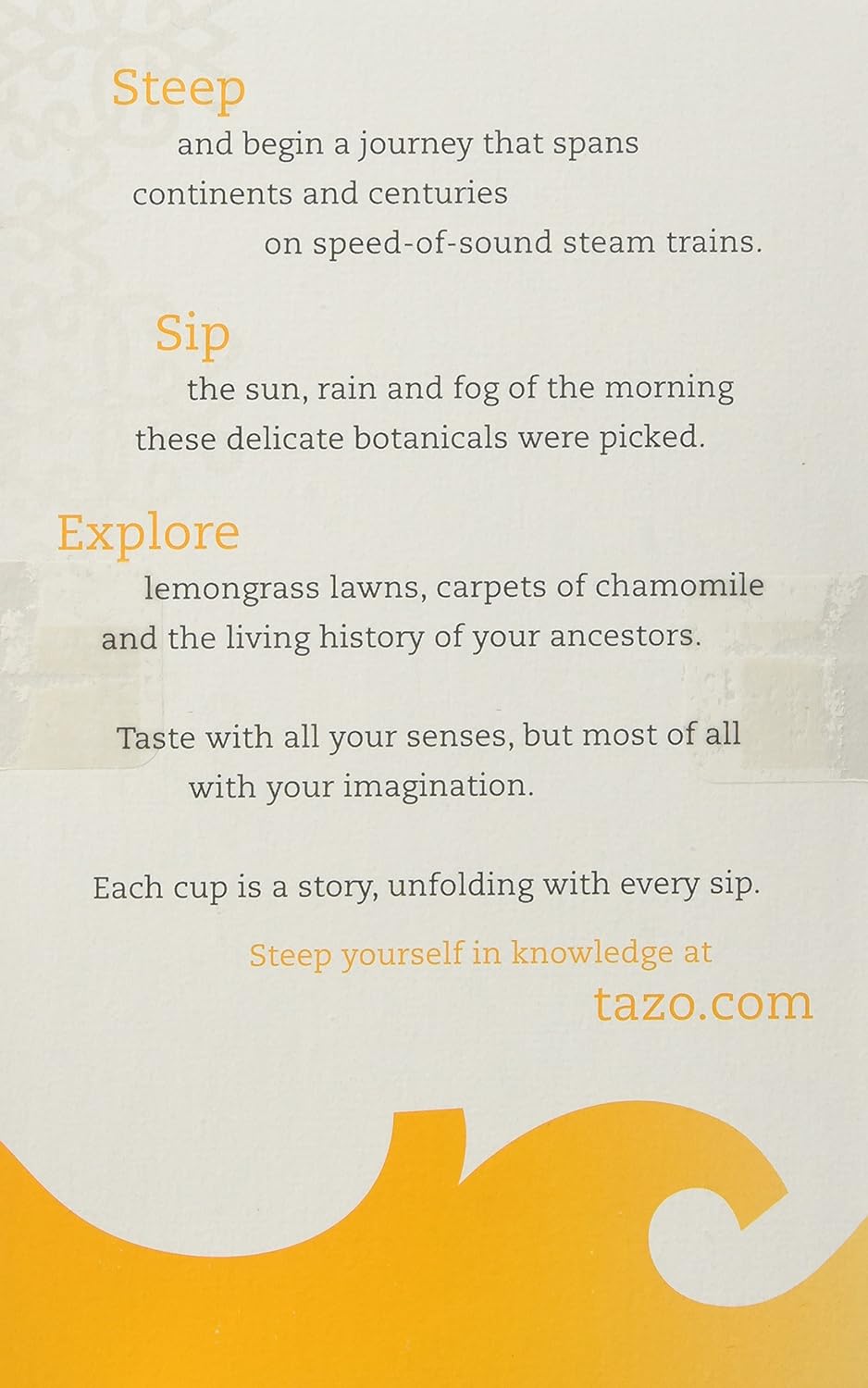 Tazo Wild Sweet Orange Tea 20ct Box