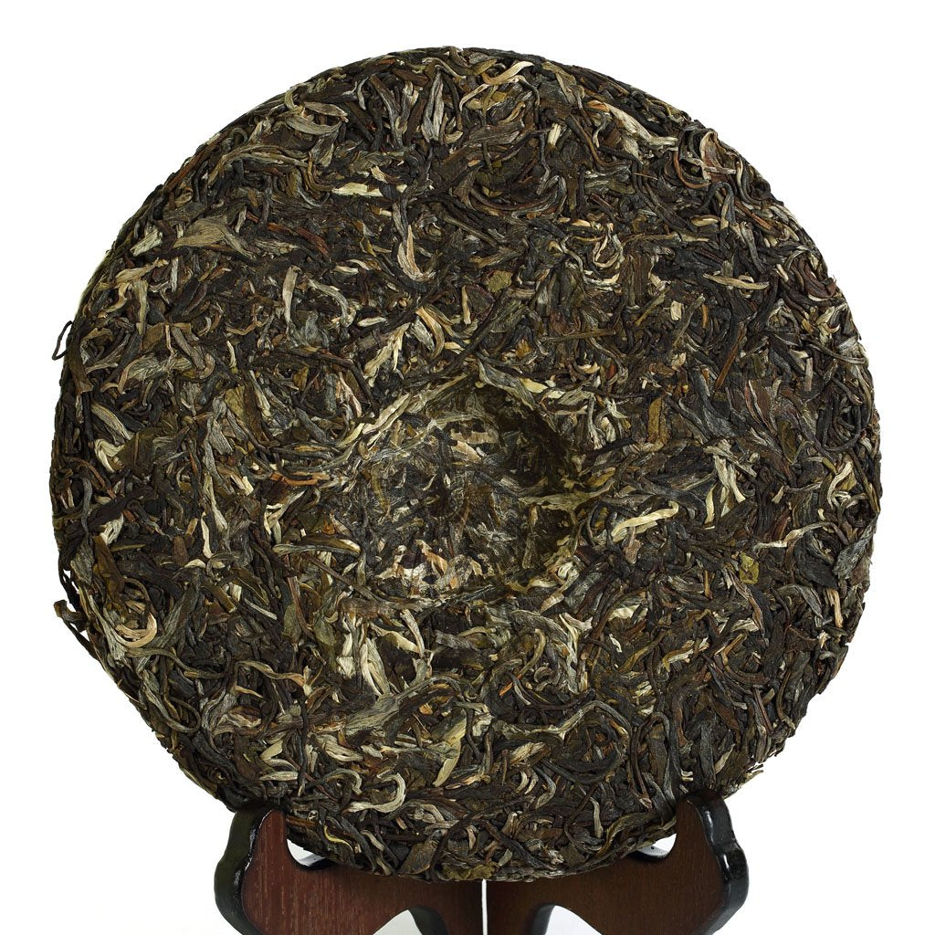 Puerh Tea Cake 400g / 14.1oz 2017 Year Raw Sheng Organic Certificated Banzhang Ecology - Yunnan Pu-erh Pu erh Puer Pu'er Chinese Tea