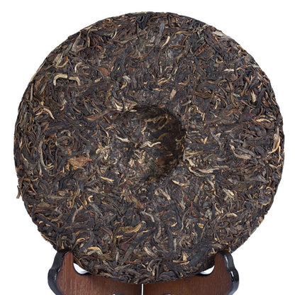 Puerh Tea Cake 357g / 12.59oz 2010 Year Raw Sheng Organic Certificate Laomane Ancient Tree - Yunnan Pu-erh Pu erh Puer Pu'er Chinese Tea