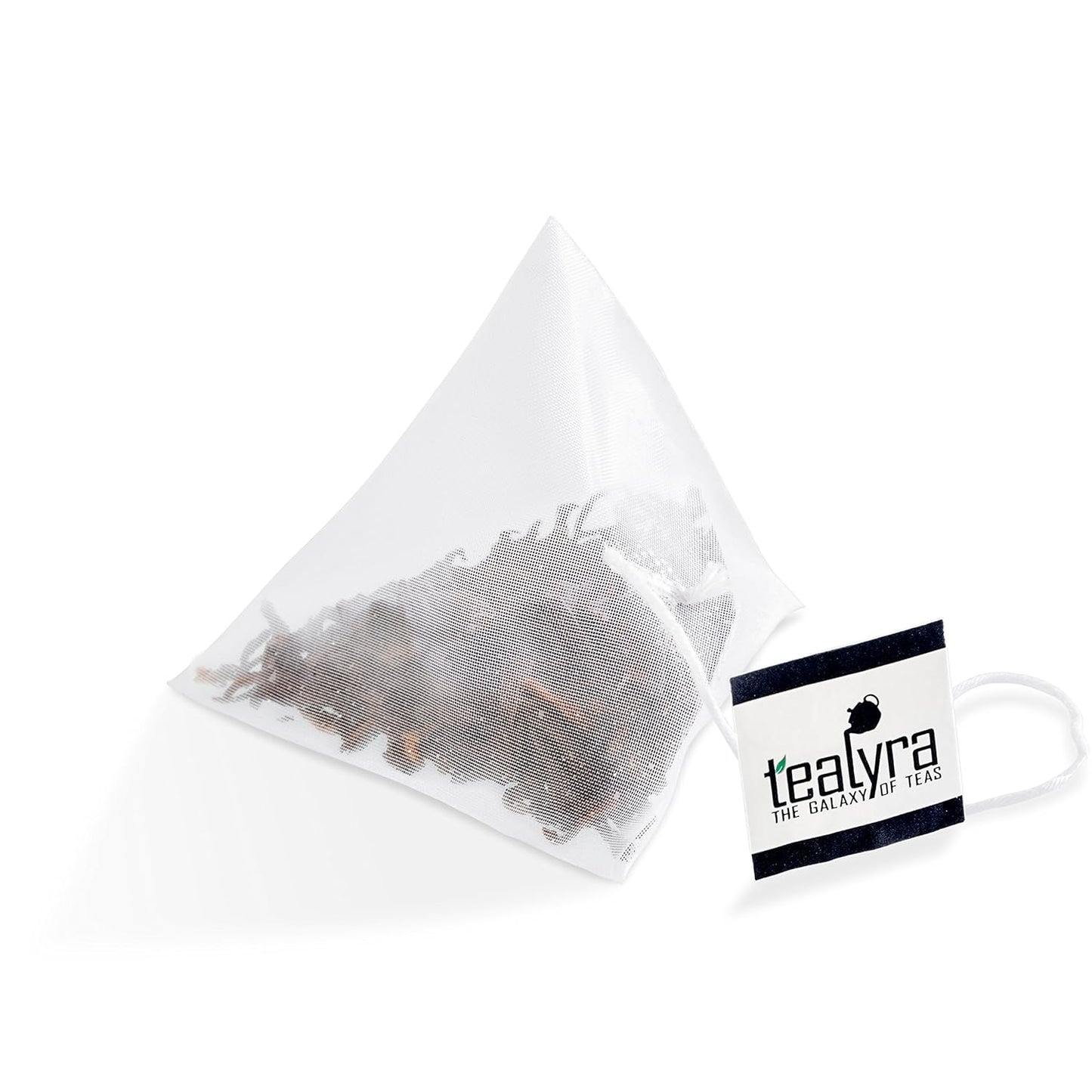 Tealyra - 5 Years Ripe Aged Pu'erh 25 Tea Bags - Bold Pu-erh Loose Leaf Tea - 100% Natural - 25 Pyramids Sachets