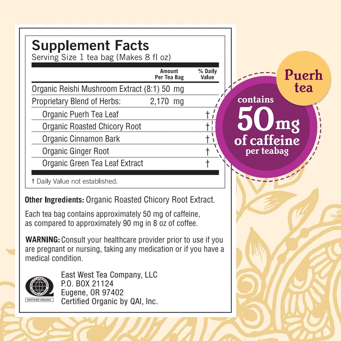 Yogi Tea Rich & Robust Morning Vitality Tea - 16 Tea Bags per Pack (4 Packs) - Organic Adaptogen Tea Perfect for the Morning - Includes Puerh Tea Leaf, Roasted Chicory Root, Cinnamon Bark & More