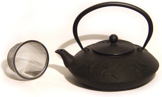 Mahamosa Black Butterfly Cast Iron Infuser Teapot (Tea Pot)