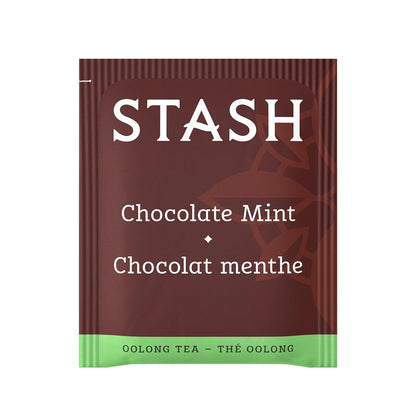 Stash Tea Chocolate Mint Wuyi Oolong Tea - Caffeinated, Non-GMO Project Verified Premium Tea with No Artificial Ingredients, 18 Count (Pack of 6) - 108 Bags Total