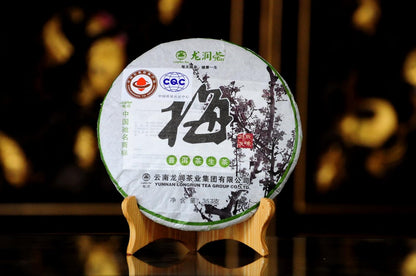 Yunnan Longrun Pu-erh Tea Cake- Plum Blossom (Year 2011, Unfermented)357g