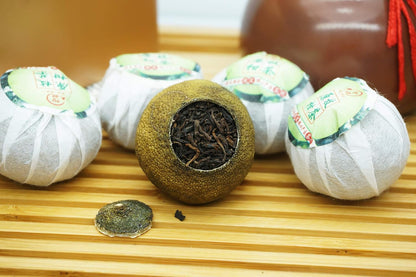 Green Orange Peel Pu-erh Tea.小青柑.Tangerine Peel Pu-erh Tea.XiaoQingGan 柑普茶丨Tea Box.Independent packing丨From GuangDong XinHui丨正宗广东新会小青柑.陈皮普洱茶