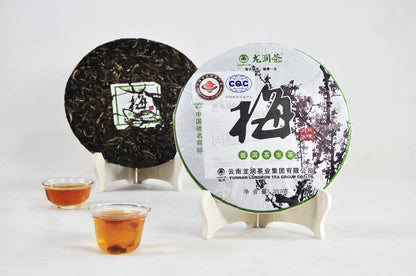 Yunnan Longrun Pu-erh Tea Cake- Plum Blossom (Year 2011, Unfermented)357g