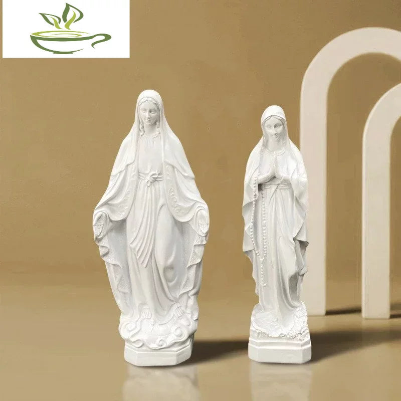 Resin Our Lady of Guadalupe Figure Virgin Mary Statue Religious Gifts Ornament Mother God Home Decoration Sculpture Accessories