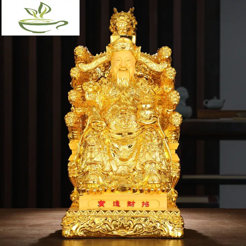God of Wealth Buddha Statue  God of Wealth Fortune-telling Fengshui Decorations Household Offerings Opening Gifts