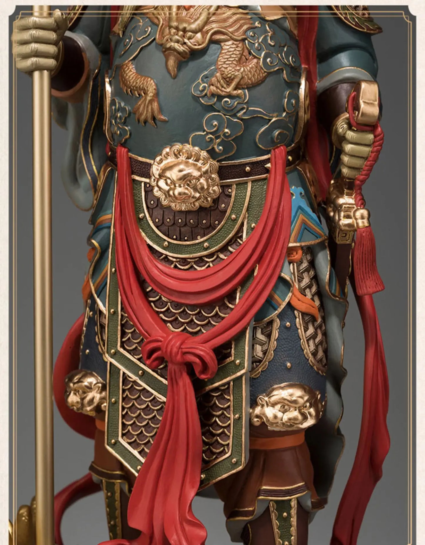 82cm Huge Large high grade GOOD LUCK God of wealth Dragon GUAN GONG Mammon Bronze statue HOME Shop Club BAR Company Patron saint