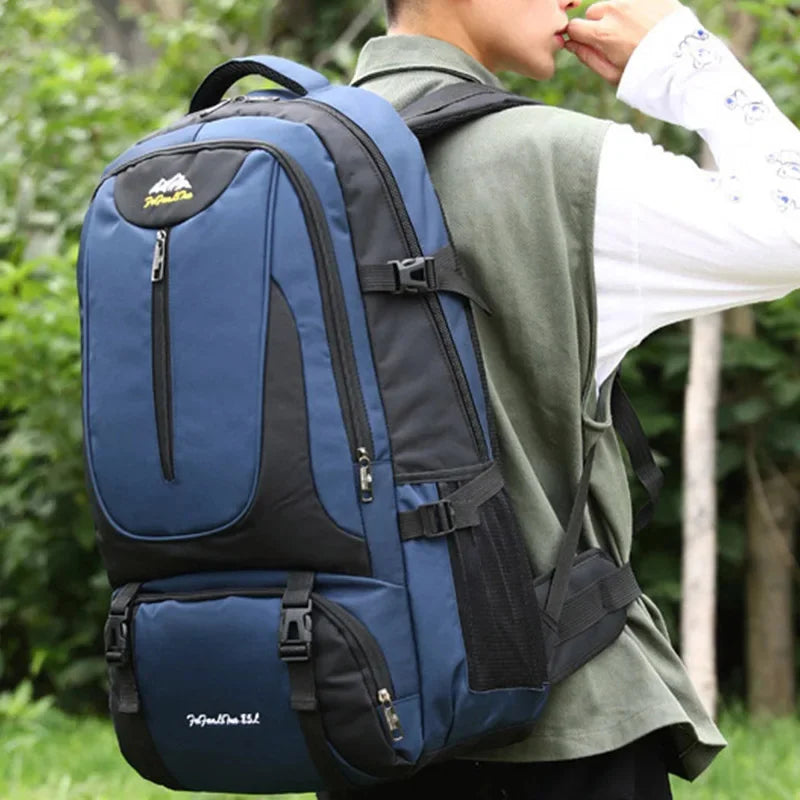 85L Men Unisex Outdoor Backpack Travel Sports Bag Pack Fishing Hiking Climbing Camping Rucksack For Male Women Female