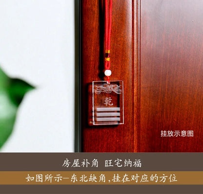 8P Geomantic master tool Asia HOME OFFICE efficacious trigrams Town house money drawing 8 Diagrams FENG SHUI Crystal BA GUA ZHEN