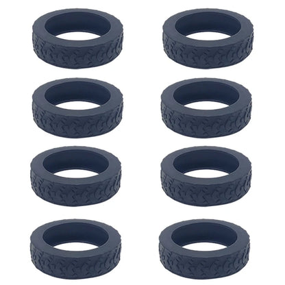 8pcs Silicone Luggage Wheel CoversProtect Your Suitcase from Scratches and Noise