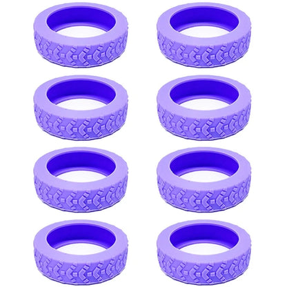 8pcs Silicone Luggage Wheel CoversProtect Your Suitcase from Scratches and Noise