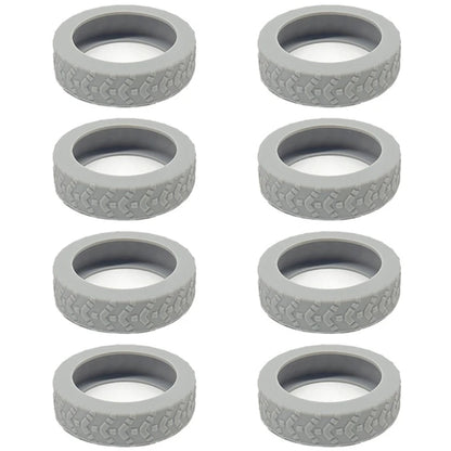 8pcs Silicone Luggage Wheel CoversProtect Your Suitcase from Scratches and Noise