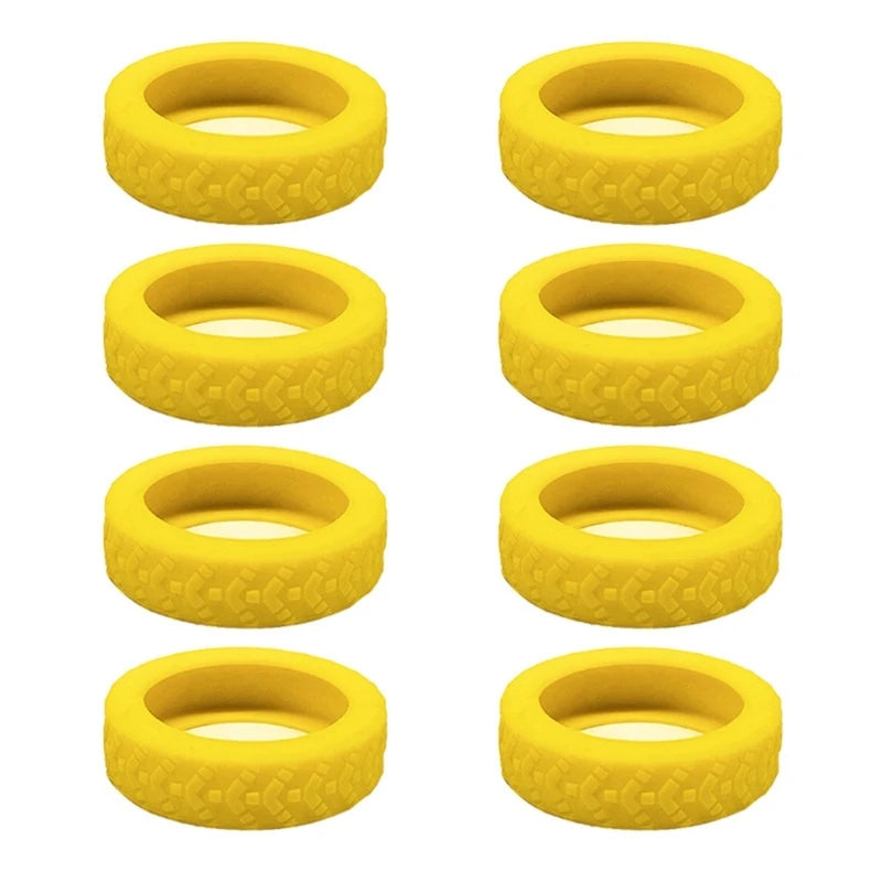 8pcs Silicone Luggage Wheel CoversProtect Your Suitcase from Scratches and Noise