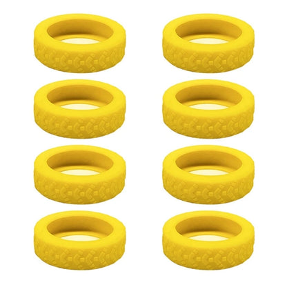8pcs Silicone Luggage Wheel CoversProtect Your Suitcase from Scratches and Noise